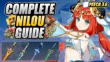 NILOU UPDATED GUIDE | Optimal Builds, Weapons, Artifacts, Team Comps | Genshin Impact [3.6]