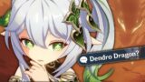 Nahida has a dendro dragon problem. (Genshin Impact)