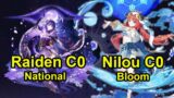 Raiden C0 & Nilou C0 new 3.6 Spiral abyss Floor 12 Genshin impact
