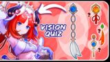 VISION GENSHIN IMPACT QUIZ | Can you guess your Main only by Vision?