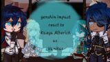 1/1{au}genshin impact react to Kaeya Alberich as Vanitas {genshin impact &Vanitas no carte}