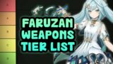 Faruzan Weapons (Bows) Tier List | Genshin Impact 3.3