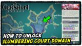 Genshin Impact How To Unlock Slumbering Court Domain (Seirai Island Domain)