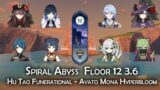 Hu Tao Funerational & Ayato Mona Hyperbloom Spiral Abyss 3.6 | Genshin Impact