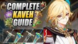 KAVEH COMPLETE GUIDE | Optimal Builds, Weapons, Artifacts, Team Comps | Genshin Impact