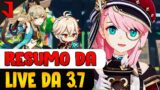 NOVO PERSONAGEM DE FONTAINE E TRAVELER MERGULHANDO! RESUMO DA LIVE DA 3.7! GENSHIN IMPACT