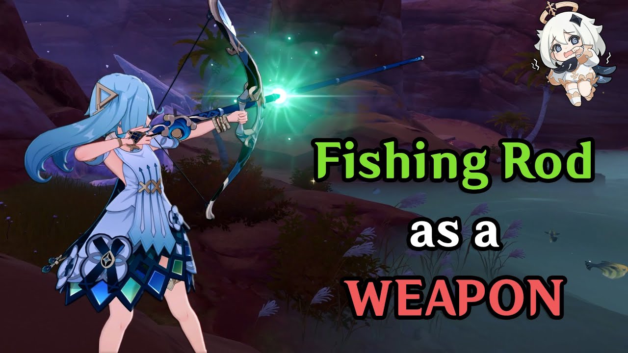 The Best Weapon in Genshin Impact? Fishing Rod - Genshin Impact videos