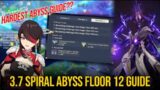 3.7 SPIRAL ABYSS NO BULLSHIT GUIDE AND TEAM COMP [GENSHIN IMPACT]