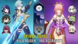 C0 Eula Raiden and C0 Yae Aggravate – Genshin Impact Abyss 3.7 – Floor 12 9 Stars