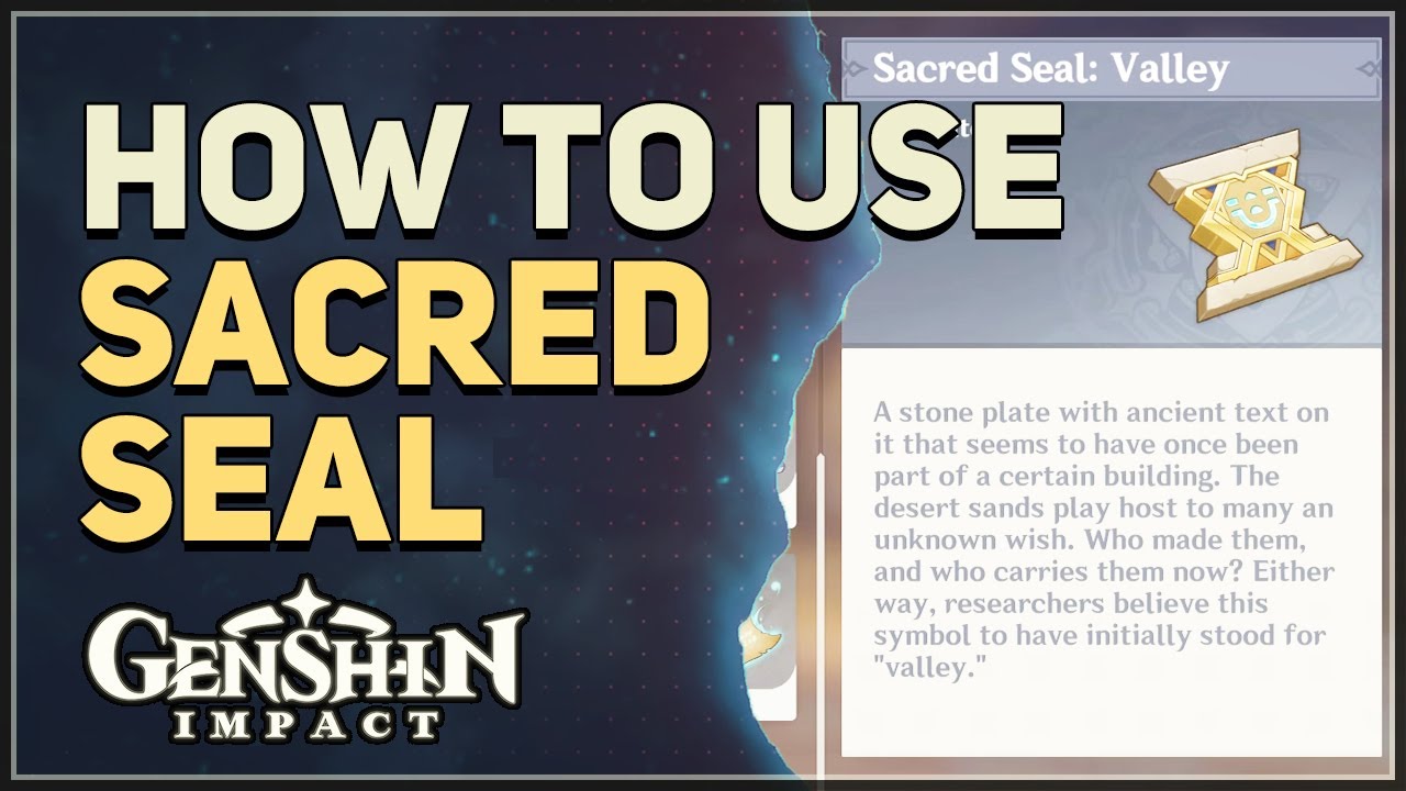 How To Use Sacred Seal Genshin Impact Genshin Impact Videos   How To Use Sacred Seal Genshin Impact 