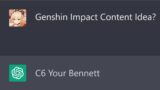 I made a Genshin Impact video using Chat GPT…