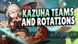 My TOP 5 Favorite Kazuha Teams WITH ROTATIONS | Genshin Impact