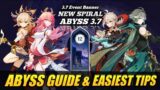 New SPIRAL ABYSS 3.7 guide and easiest tips || Genshin Impact 3.7