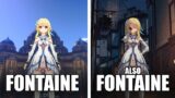 so FONTAINE will be divided into 2 city? | Genshin Impact |