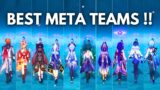12 STRONGEST META Teams!! Best DMG Showcase [ Genshin Impact ]