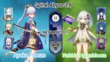 C0 Ayaka Freeze & C0 Nahida Hyperbloom – NEW Spiral Abyss 3.8 – Floor 12 9 star | Genshin Impact