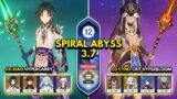 C0 Xiao Hypercarry & C0 Cyno Hyperbloom | Spiral Abyss 3.7 Floor 12 9 Stars | Genshin Impact 3.7