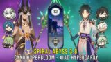 C1 Cyno Hyperbloom and C0 Xiao Hypercarry – Genshin Impact Abyss 3.8 – Floor 12 9 Stars