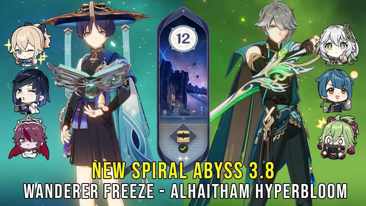 C1 Wanderer Freeze and C0 Alhaitham Hyperbloom - NEW Genshin Impact ...