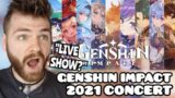 First Time Hearing GENSHIN CONCERT 2021 | All Character Themes | GENSHIN IMPACT | REACTION