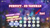 PERFECT – Ed Sheeran | Genshin Impact Lyre