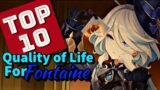 The Best Quality Of Life Upgrades For Fontaine To Implement! | Genshin Impact
