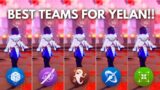 7 BEST TEAMS for YELAN!! [ Genshin Impact ]