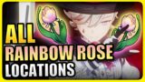 ALL Rainbow Flowers Locations FAST & EFFICIENT Farming Route Genshin Impact Lyney Material