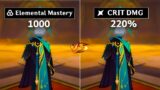 Elemental Mastery vs Crit% !! Best Build for C0 Alhaitham ? [ Genshin Impact ]