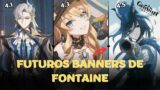 FUTUROS BANNERS DE FONTAINE E OS 4 ESTRELAS DA 4.0!!! [GENSHIN IMPACT]