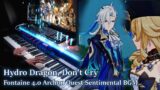 Fontaine Rain Theme (Hydro Dragon, Don't Cry)/Genshin Impact Archon Quest BGM Piano Arrangement