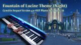 Fountain of Lucine (Night)/Genshin Impact Fontaine OST Piano Arrangement