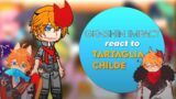 Genshin Impact react to Tartaglia Childe| Fatui Harbingers. / Ft. Zhongchi