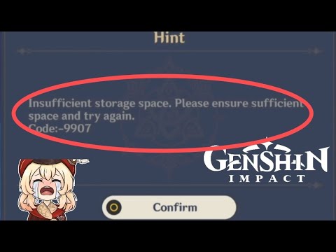 How To Fix Genshin Impact Insufficient Storage Space Problem on Android