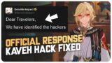 Kaveh Hack/Bug is FIXED – Official Response from HOYOVERSE! | Genshin Impact