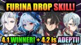 NEW FURINA DROP SKILL!+ 4.1 WINNER & 4.2 ADEPTI RERUN BANNER! | Genshin Impact