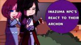 NPCs React To Their Archon (Inazuma) Ei 35 || Genshin Impact || Gacha Nox || GCRV || TodoSimPLE