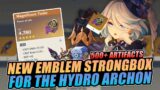 Sacrificing 500+ Artifacts in Honor of the Hydro Archon (4.0 Artifact Strongbox) | Genshin Impact