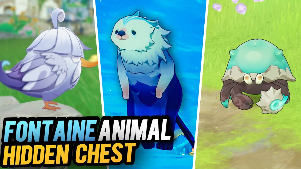 These 4 Animals in Fontaine will Give You Hidden Chest Genshin Impact