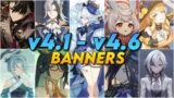Version 4.1 to 4.6 Banners Roadmap | EVERY FONTAINE CHARACTER Release Timeline – Genshin Impact
