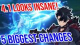 5 BIGGEST CHANGES in Genshin Impact 4.1! Livestream Condensed