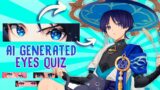 AI Generated EYES Quiz | Guess 36 Genshin Impact Characters