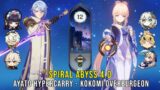 C0 Ayato Hypercarry and C0 Kokomi OverBurgeon – Genshin Impact Abyss 4.0 – Floor 12 9 Stars