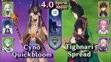 C0 Cyno Quickbloom & C0 Tighnari Spread | Spiral Abyss 4.0 – Floor 12 9 Stars | Genshin Impact 4.0