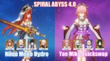 C0 Nilou Mono Hydro & C0 Yae Miko Quickswap | Spiral Abyss 4.0 | Genshin Impact