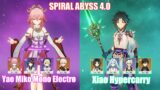 C0 Yae Miko Mono Electro & C0 Xiao Hypercarry | Spiral Abyss 4.0 | Genshin Impact