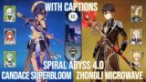 C6 Candace Superbloom & C0 Zhongli Microwave – Genshin Impact Spiral Abyss Version 4.0