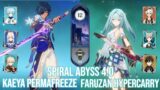 C6 Kaeya Permafreeze & C6 Faruzan Hypercarry – Genshin Impact Spiral Abyss Version 4.0