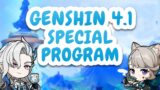 Genshin Impact Version 4.1 Special Program just got announced!!!