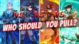 NEUVILLETTE / WRIOTHESLEY / HU TAO / VENTI – Who Should You Pull For In Genshin Impact 4.1 Banners